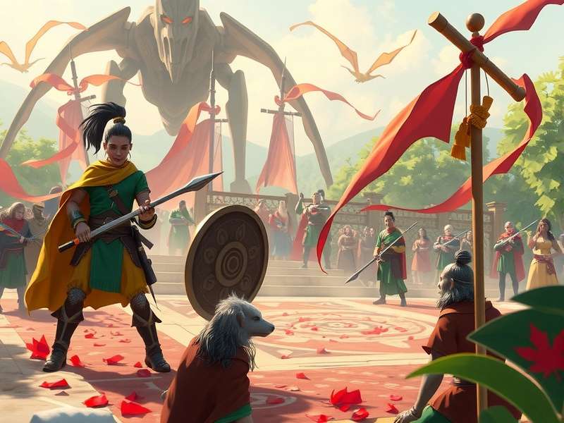 Leafy Conquerors Tournament Scene